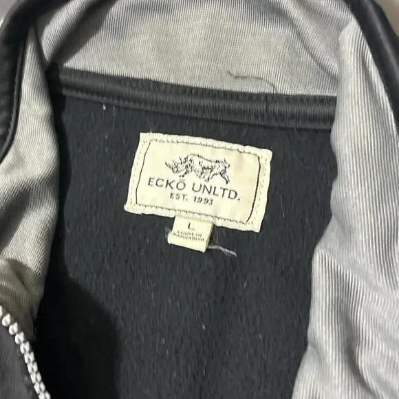 Vintage black and grey ecko zipup jacket - Picture 3 of 6